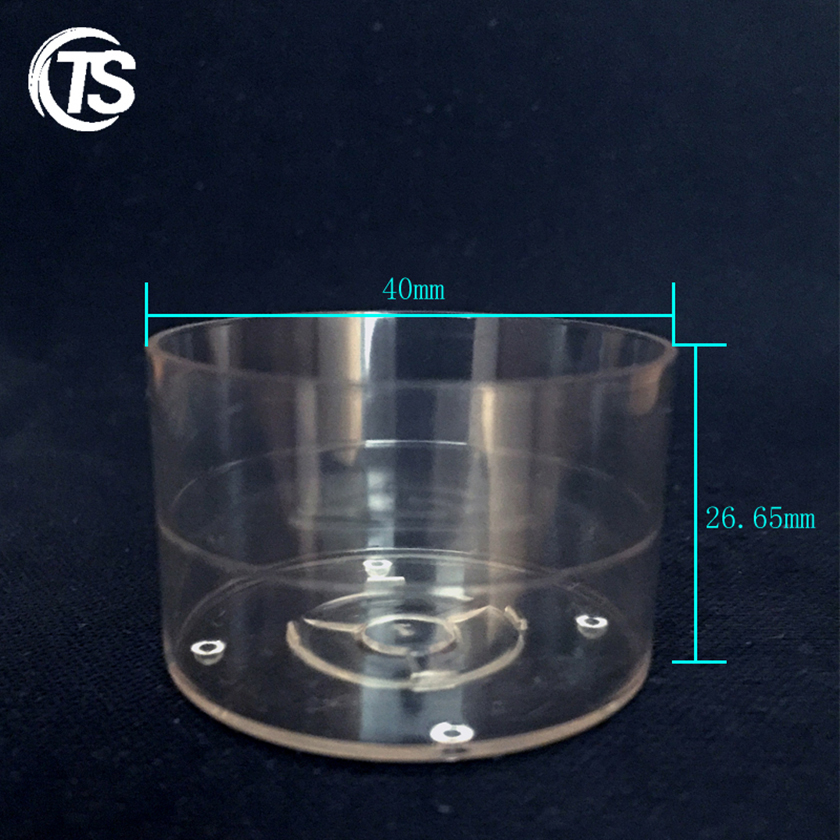PC109阻燃透明蜡杯尺寸图