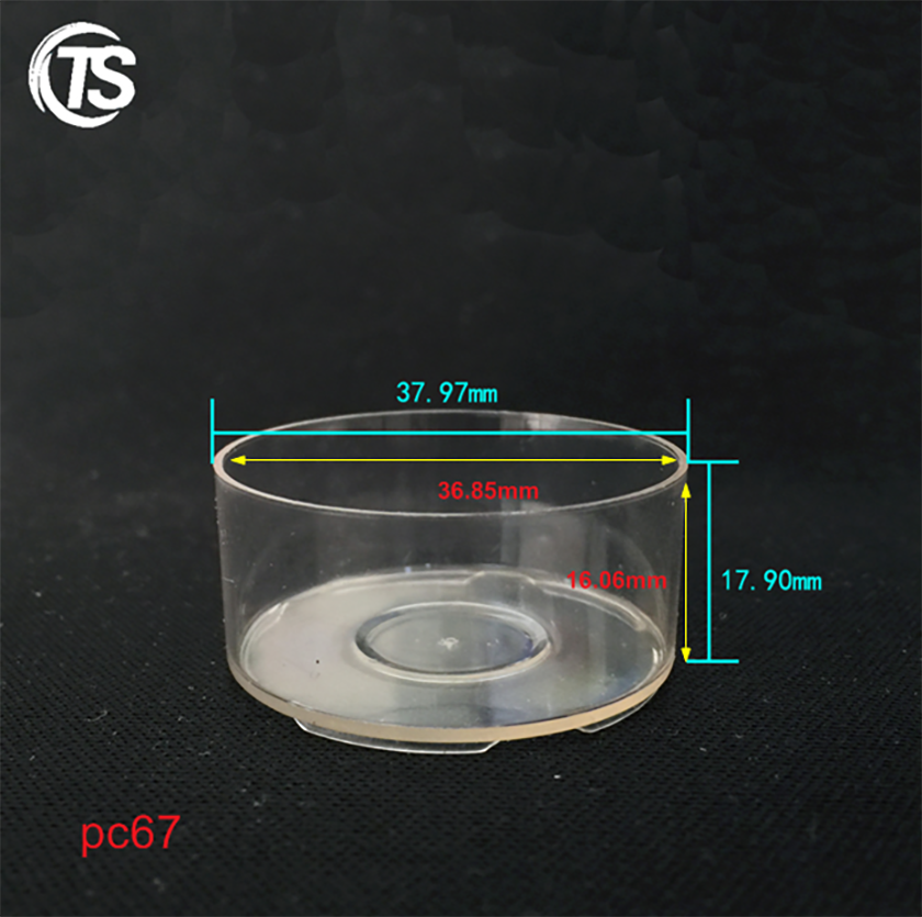 PC67阻燃PC蜡烛壳尺寸图