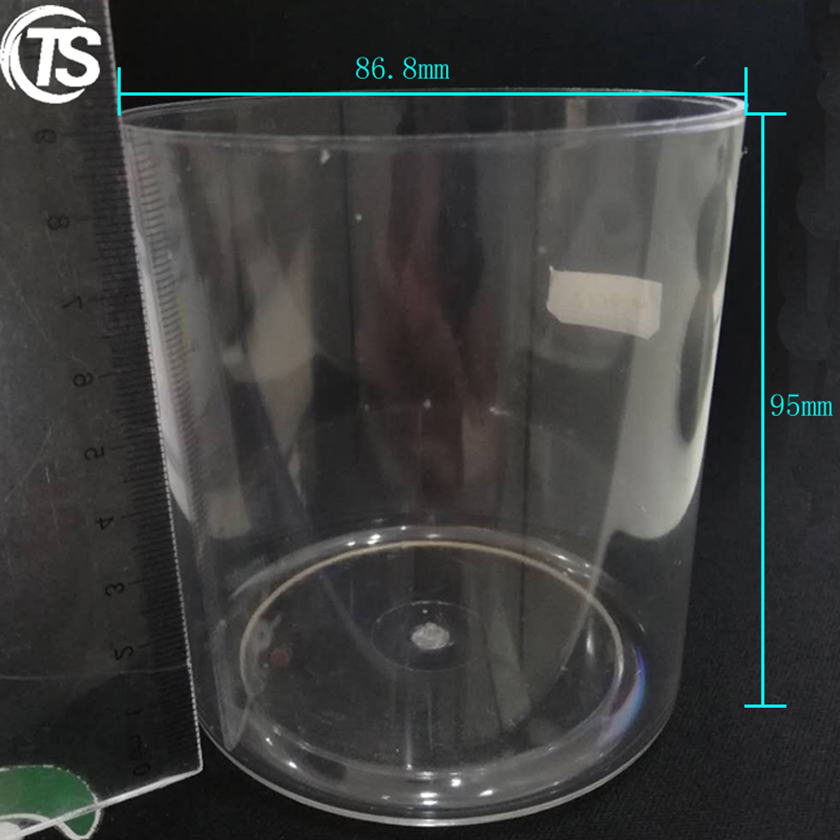 PC12容量大塑料蜡烛杯尺寸图